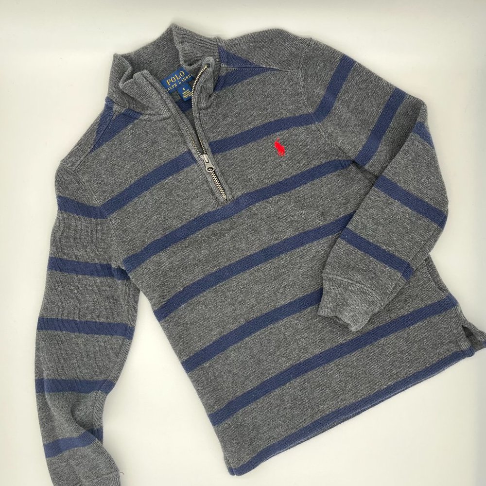 Boys’ Polo 1/2 Zip Sweater